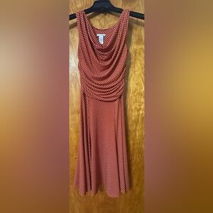 Elegant Vintage Sharon Max Polka Dot Dress size S